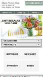 Mobile Screenshot of maesflowershop.net